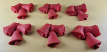 6 x Edible 3D 55mm Jingle Bells, Christmas icing toppers, cake cupcakes decorations T095