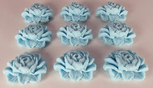 9 x Edible 3D 40mm Large Roses Rose flowers icing toppers, cake cupcakes decorations T005