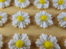 12 x Edible 3D 15mm Daisies Daisy flowers icing toppers, cake cupcakes T114