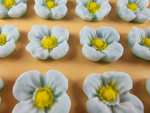 12 x Edible 3D 20mm flowers icing toppers, cake cupcakes decorations T106
