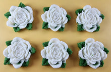 5 x Edible 3D 35mm High Detail Roses icing toppers, cake cupcakes decorations T108