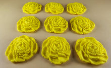 9 x Edible 3D 40mm Rose Flowers icing toppers, cake cupcakes T130