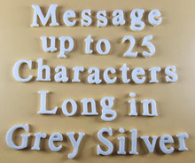 25 x Edible 3D Personalized Times New Roman Font, icing toppers, cake cupcakes decorations T083