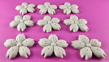 9 x Edible 3D 40mm Cherry Blossoms icing toppers, cake cupcakes decorations T051