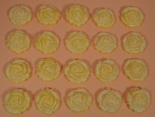 20 x Edible 3D 24mm medium roses flowers icing toppers, cake cupcakes decorations T002