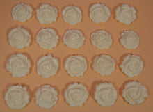 20 x Edible 3D 24mm medium roses flowers icing toppers, cake cupcakes decorations T002