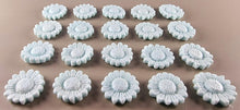 20 x Edible 3D 22mm flower flowers icing toppers, cake cupcakes decorations T030