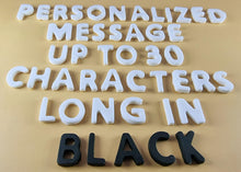 Up to 30 Edible 3D 20mm Personalized Letters, Text, icing toppers, cake cupcakes decorations T085