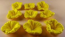 9 x Edible 3D 38mm Hibiscus flower flowers, icing toppers, cake cupcakes decorations T035