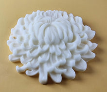 10 x Edible 3D 50mm Chrysanthemum Flower Set icing toppers, cake cupcakes T111