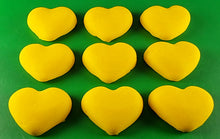 9 x Edible 3D 40mm Hearts icing toppers, cake cupcakes decorations T060
