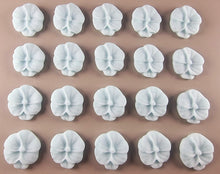 20 x Edible 3D 20mm flower flowers icing toppers, cake cupcakes decorations T028