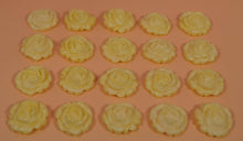 20 x Edible 3D 24mm medium roses flowers icing toppers, cake cupcakes decorations T002