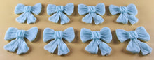 8 x Edible 3D 40mm Large Bows icing toppers, cake cupcakes T120