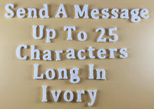 25 x Edible 3D Personalized Cumbria Font Text, icing toppers, cake cupcakes decorations T082
