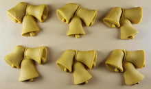 6 x Edible 3D 55mm Jingle Bells, Christmas icing toppers, cake cupcakes decorations T095