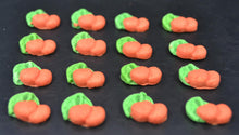 16 x Edible 3D cherries cherry fruit vegetables icing toppers, cake cupcakes decorations