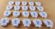 20 x Edible 3D 20mm flower flowers icing toppers, cake cupcakes decorations T027
