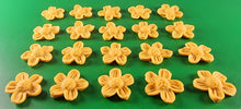 20 x Edible 3D 22mm flower flowers icing toppers, cake cupcakes decorations T026