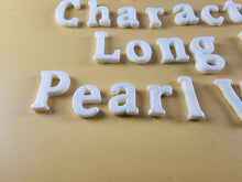 25 x Edible 3D Personalized Cumbria Font Text, icing toppers, cake cupcakes decorations T082