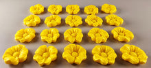 20 x Edible 3D 20mm flower flowers icing toppers, cake cupcakes decorations T019