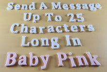 25 x Edible 3D Personalized Cumbria Font Text, icing toppers, cake cupcakes decorations T082