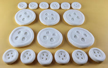 20 x Edible 3D 42mm Button Set, icing toppers, cake cupcakes decorations T079
