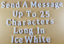 25 x Edible 3D Personalized Cumbria Font Text, icing toppers, cake cupcakes decorations T082