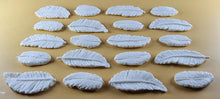 20 x Edible 3D 50mm Feather Set, icing toppers, cake cupcakes decorations T075
