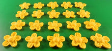 20 x Edible 3D 22mm flower flowers icing toppers, cake cupcakes decorations T026