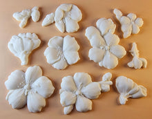 10 x Edible 3D 50mm Cherry Blossom Flowers icing toppers, cake cupcakes decorations T056