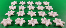 20 x Edible 3D 20mm flower flowers icing toppers, cake cupcakes decorations T034