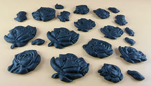 20 x Edible 3D 33mm Mixed Rose Set, icing toppers, cake cupcakes decorations T089