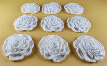 9 x Edible 3D 40mm Rose Flowers icing toppers, cake cupcakes T130
