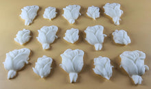 15 x Edible 3D 30mm Rose Bud Set, icing toppers, cake cupcakes decorations T074