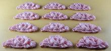 12 x Edible 3D 55mm Rose Bunches, icing toppers, cake cupcakes decorations T080