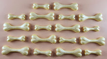 18 x Edible 3D 44mm Dog bones bone, icing toppers, cake cupcakes decorations T037