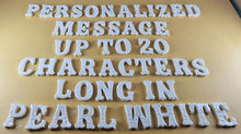 20 x Edible 3D 25mm Personalized Letters, Text, icing toppers, cake cupcakes decorations T084