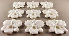 9 x Edible 3D 48mm Orchid, Orchids, flowers, flower, icing toppers, cake cupcakes decorations T038