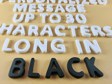 Up to 30 Edible 3D 20mm Personalized Letters, Text, icing toppers, cake cupcakes decorations T085