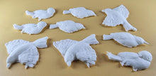9 x Edible 3D 60mm Large Birds set icing toppers, cake cupcakes decorations T110