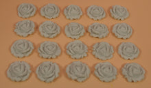 20 x Edible 3D 24mm medium roses flowers icing toppers, cake cupcakes decorations T002