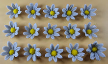 15 x Edible 3D Daisy Flowers Daisies icing toppers, cake cupcakes decorations T099
