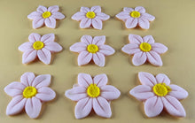 9 x Edible 3D 40mm Wild daffodil Flowers icing toppers, cake cupcakes T121