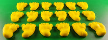 18 x Edible 3D 30mm Baby Feet icing toppers, cake cupcakes decorations T041