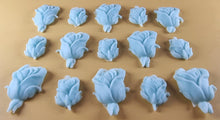 15 x Edible 3D 30mm Rose Bud Set, icing toppers, cake cupcakes decorations T074