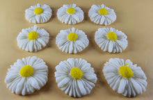 12 x Edible 3D 35mm Daisies Daisy flowers icing toppers, cake cupcakes T118
