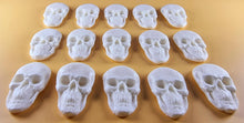 15 x Edible 3D 42mm Skulls, Skull icing toppers, cake cupcakes decorations T040