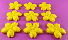 9 x Edible 3D 40mm Cherry Blossoms icing toppers, cake cupcakes decorations T051