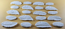 20 x Edible 3D 50mm Feather Set, icing toppers, cake cupcakes decorations T075